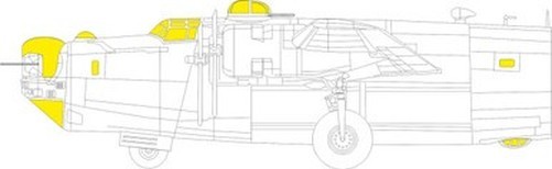 Eduard EX1041 1/48 B-24J Liberator MASK