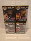 Star Wars Episode 1 The Phantom Menace Funko Pops Set of 4 NIB ~ with PROTECTORS