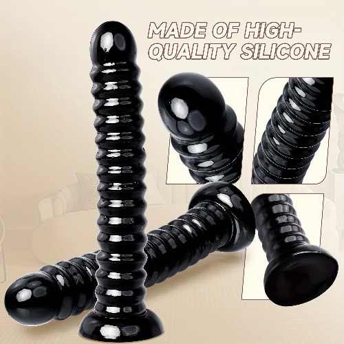 Extra-lange-Spirale-Dildo-Inserter-Prostata-Massager-Dildo-Stimulation-Orgasmus
