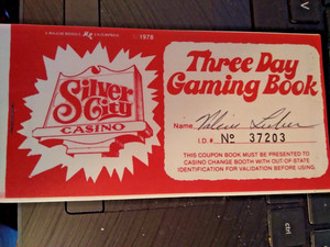 Vintage Las Vegas Silver City Three Day Gaming Book