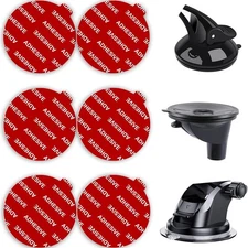 6 Pack Dashboard Pad Mounting Disk Adhesive for Suction Cup Car Phone Holder
