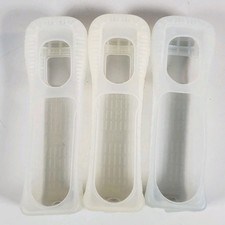 3x Nintendo Original Wii Remote Controller Silicone Skin Case Cover
