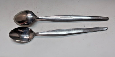 Cosmos Stainless Korea Nordisk 2 Ice Teaspoons 7 1/4''