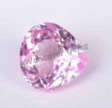 4.55 Ct Natural Pink Sapphire Pear Certified Unheated  Loose Gemstone