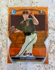 Kyle Harrison 2023 Bowman Chrome Sapphire Orange BCP-93 15/50 1st Bowman