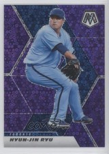 2021 Panini Mosaic Quick Pitch Purple Mosaic Prizm 23/50 Hyun-Jin Ryu #178 y0i