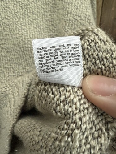 St. John’s Bay Vintage V-Ausschnitt beige Kragen Strickpullover Damen Medium bequem - Bild 4 von 8
