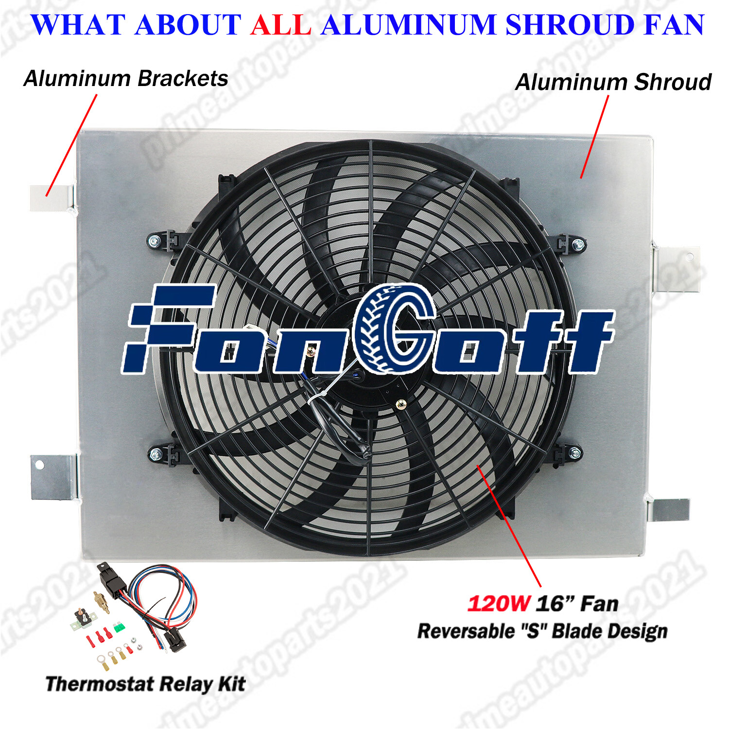 Aluminum Shroud & 16