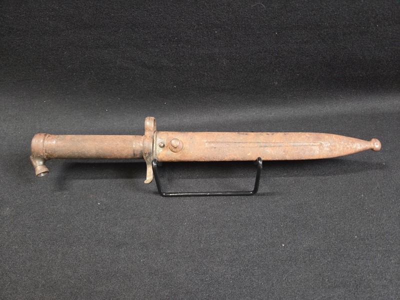 Swedish 1896 Mauser Vintage Bayonet, EJAB Made Anchor & Crown , w/ Scabbard