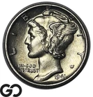 1941 Mercury Dime, Choice BU++ Full Bands