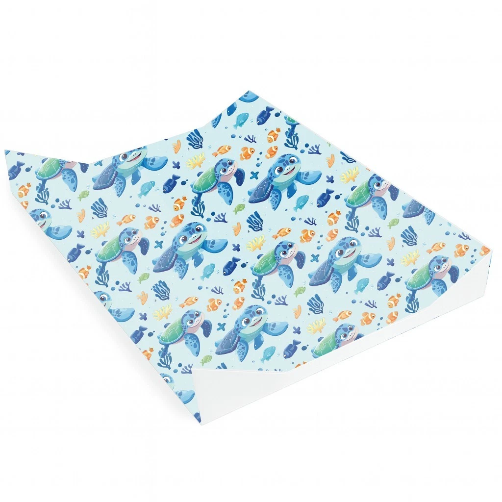 Turtle Smiles Wedge Changing Mat 69x44cm Waterproof Baby Changing Pad UK
Opens in a new window or ta