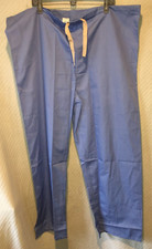 Unisex XL NWOT Fundamentals by White Swan Drawstring Light Blue Scrub Pants