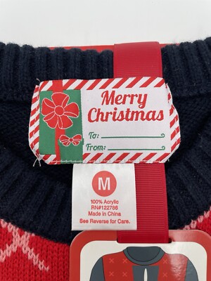 オリジナル作品 Great Christmas Nutcracker Ugly Sweater Vest Unisex Sz M Red V