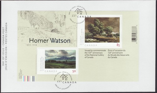 2005 / Canadian Artist Homer Watson - 3 covers OFDC's #2109 + #2110 s/s - Picture 2 of 4