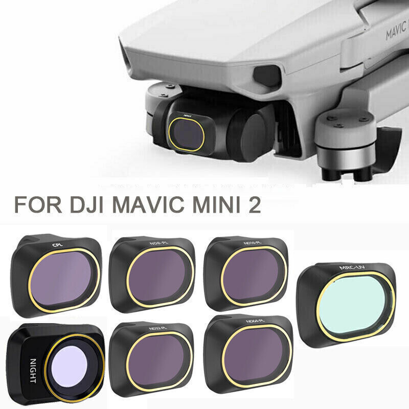 ND-PL/UV/CPL/ND/Night Optical Glass Lens Filter Set For DJI Mavic Mini 2  Drone