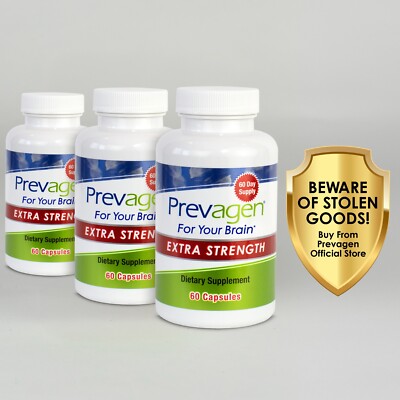 Prevagen Extra Strength  20mg Capsules - 60 Count - 3 Pack (180-Day Supply)