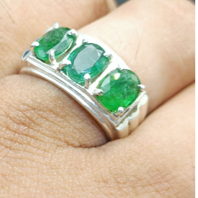 New Emerald Multi Stone Rings