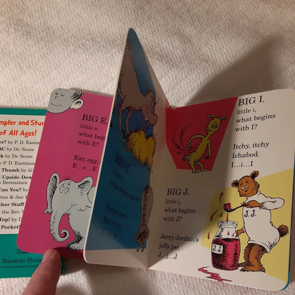 Lot of 2 Bright and Early Mini Board Books by Dr Seuss Are You My Mother & ABC - Image 4 of 4