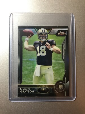 Garrett Grayson - New Orleans Saints Topps Chrom Mini NFL 2015 ROOKIE SSP/15