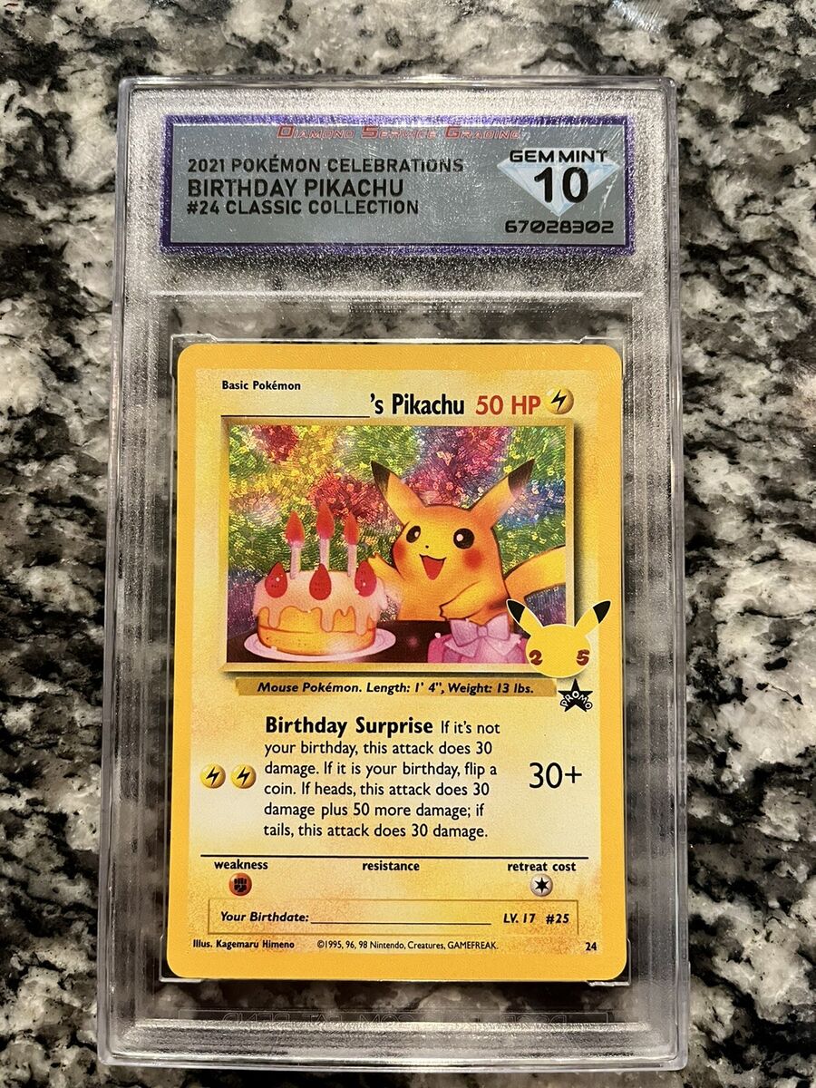 2021 Pokemon Celebrations Classic Collection Birthday