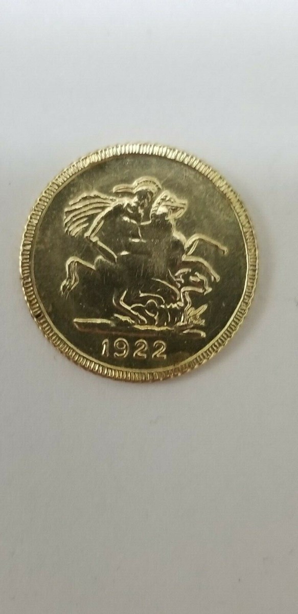 その他 georgi 22 KT Yellow Gold Coin Georgivs V D.G. Britt: Omn: Rex