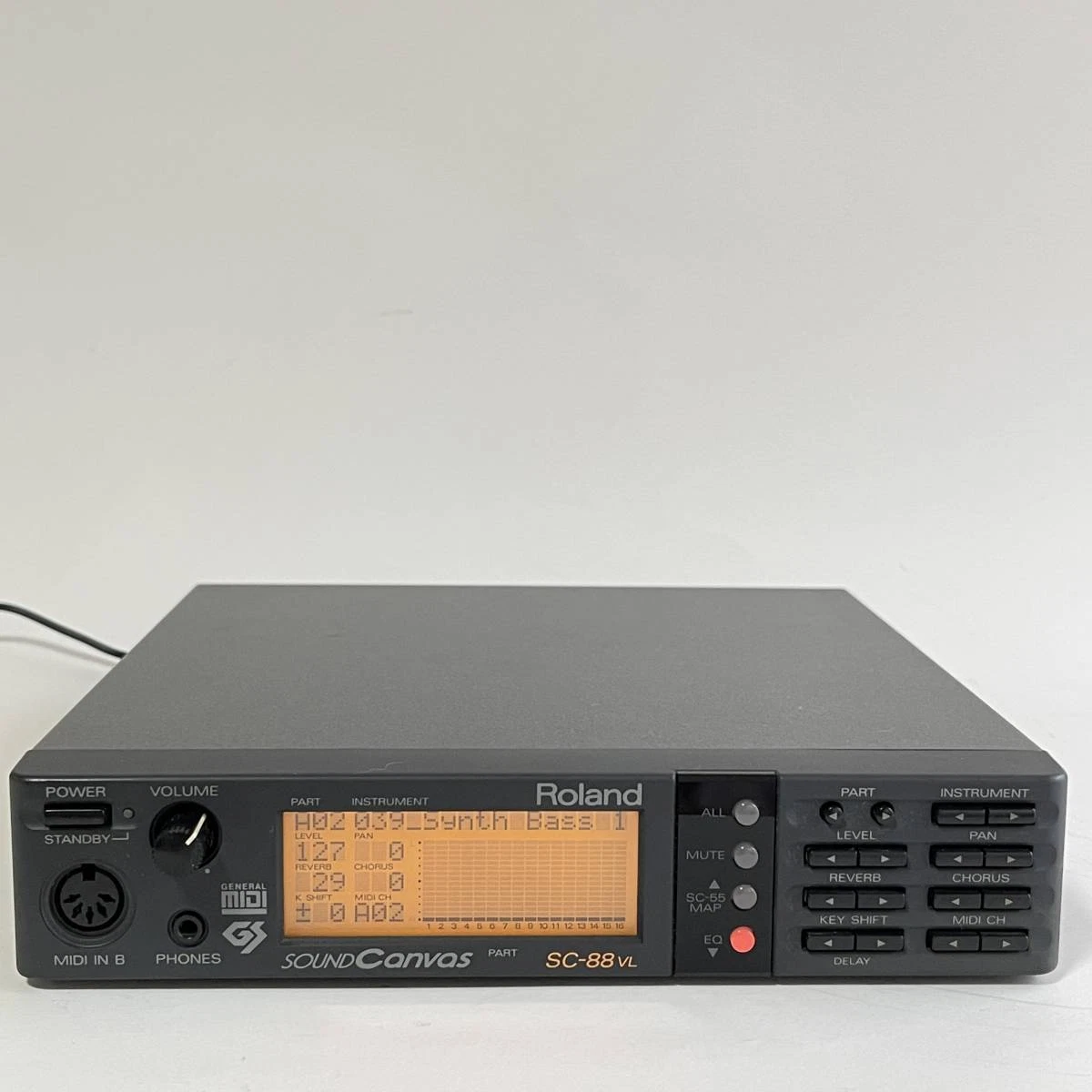 Roland SC-88VL Sound Canvas GS MIDI sound module Used Confirm energization