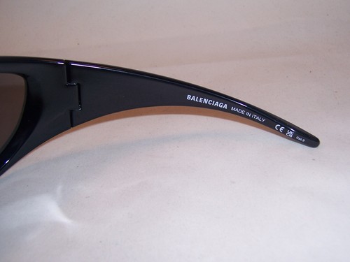 NUEVAS GAFAS DE SOL BALENCIAGA BB 0252S 001 NEGRAS/GRIS AUTÉNTICAS 0252 - Imagen 7 de 7