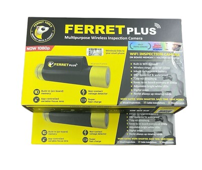 Ferret Plus CFWF50P Multipurpose Wireless Inspection Cam Waterproof New (2)