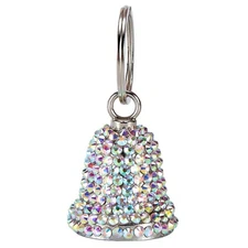 Guardian Motorcycle Bling Multi Colors Crystals Handcrafted Biker Bell