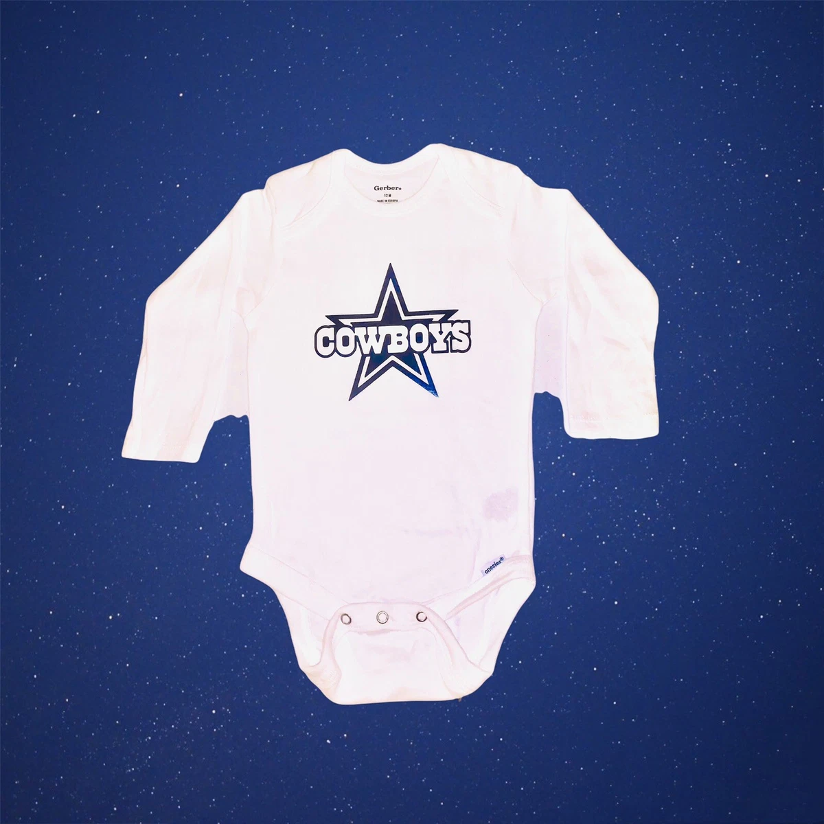 Dallas cowboy onesie for baby boy sales