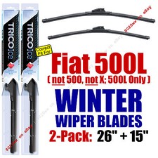 WINTER Wipers 2pk Super-Premium fit 2014+ Fiat 500L not 500 or 500x- 35260/150