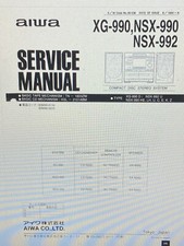 Manual de servicio Aiwa Xg-990 Nsx-990 Nsx-992 Pdf