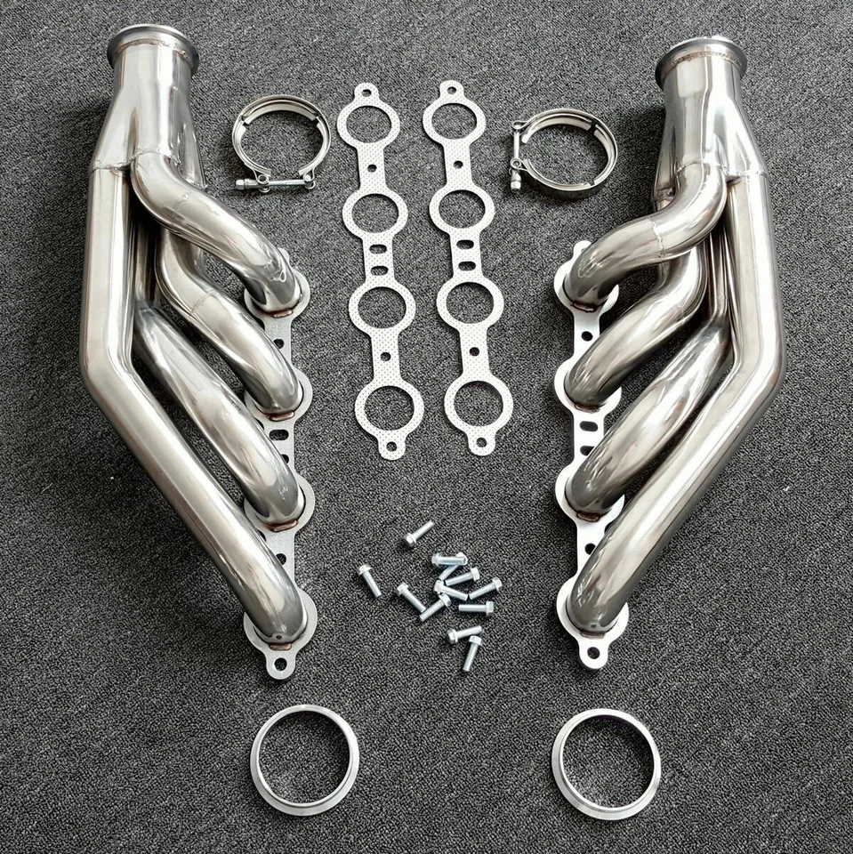 Cabezales cortos arriba y adelante LS1 LS2 LSX GM V8 PARA Chevrolet Chevy 5.3 5.7 6.0L Foto 3 de 4