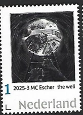 Netherlands  2025-3 MC Escher:  The Well 1948   mnh u