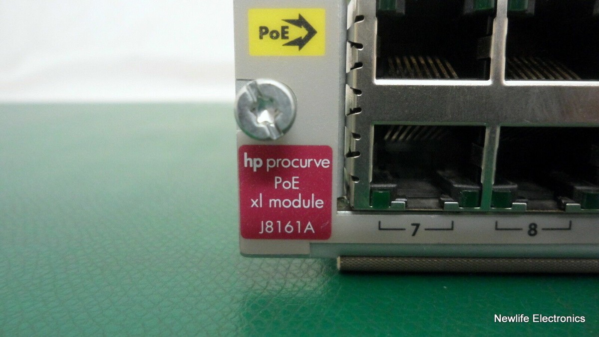 HP J8161-69101 ProCurve 24-port 10/100-TX PoE xl Module J8161A | eBay