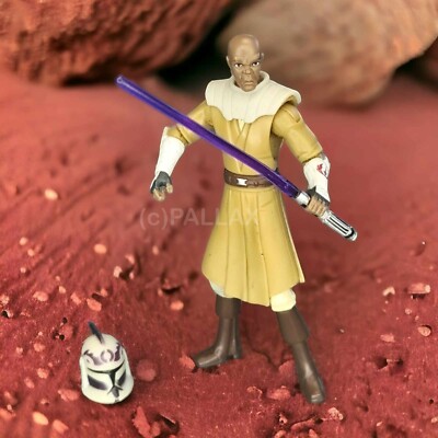 STAR WARS THE CLONE WARS - MACE WINDU 3,75'' / HASBRO 2009