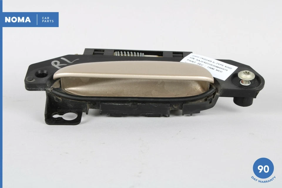 00-05 Jaguar S-Type X202 Manija de puerta exterior trasera izquierda XR8326605AC SEC OEM Foto 2 de 4