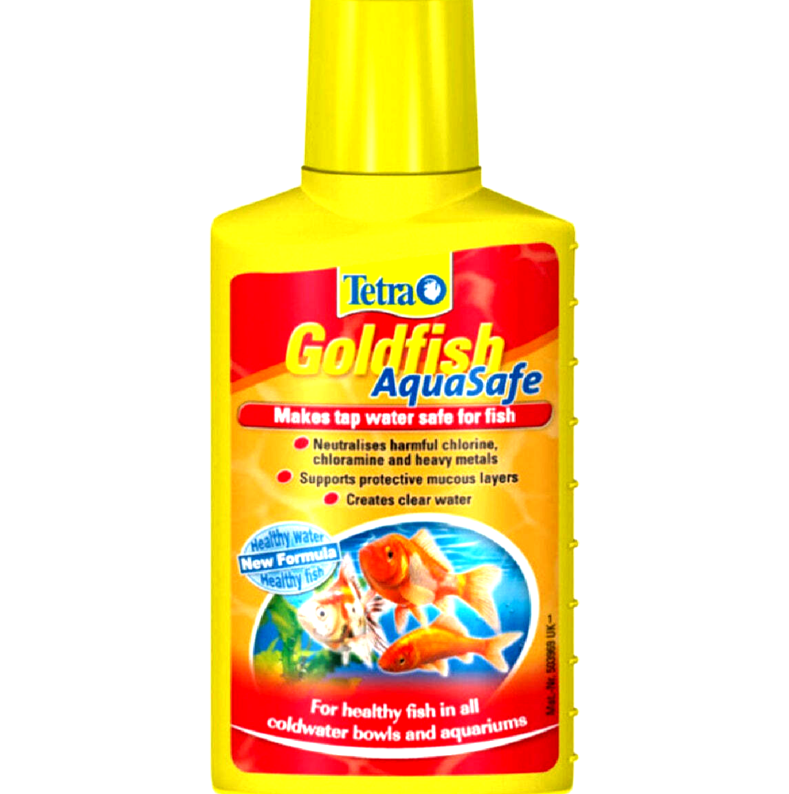 100ml TETRA GOLDFISH AQUA SAFE : AquaSafe Aquarium Fish Tank Tap Water Treatment