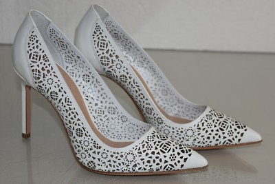 よーぜふさま専用 MANOLO BLAHNIK ホワイト 5センチヒール よーぜふ