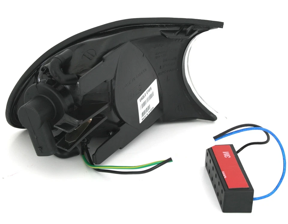 LED Frontblinker Set für 3er BMW E46 Coupe Cabrio in Schwarz - Bild 3 von 4