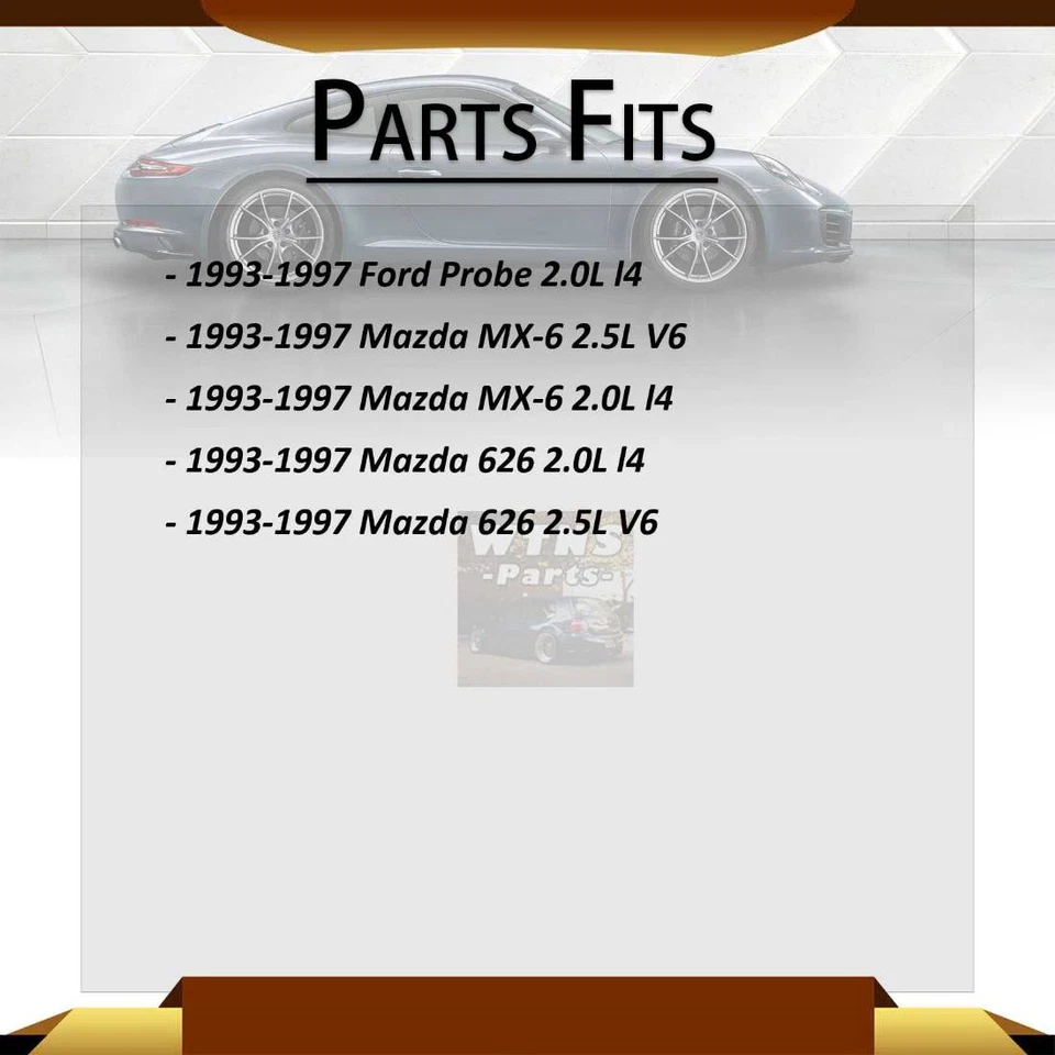 适用于 1993 - 1997 年马自达 MX-6 2.5L 前下控制臂带球接头 2 件 — 第 2/4 张图片