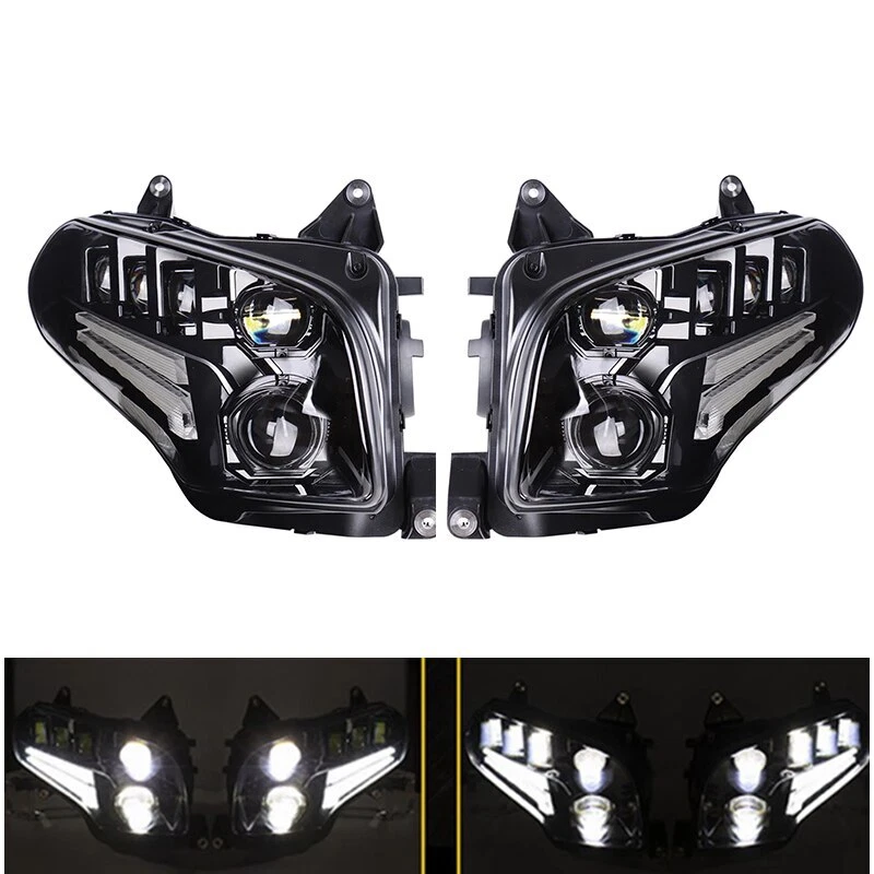 Светодиодная фара дальнего/ближнего света в сборе для мотоцикла Honda Goldwing GL 1800 2001-17 - Изображение 2 из 4