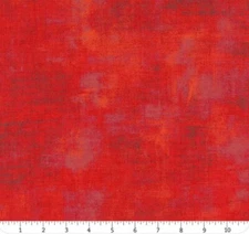 Moda Grunge Basic Grey 30150 Rocacco Red Fabric, 1 Yard
