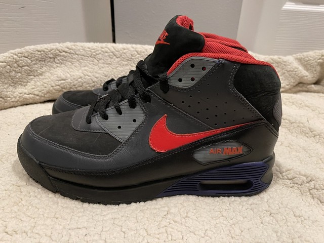 nike air max 90 boots black mens