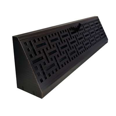 Triangular Metal Decorative Baseboard Register - Oil Rubbed Bronze ...