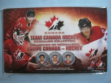 2010 ACTIVA TEAM CANADA HOCKEY MEDALLION COIN COLLECTION SIDNEY CROSBY COMPLETE