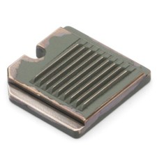 CAMERA FLASH SHOE MOUNT COVER CAP OLIVE W/ BRASSING 4 LEICA M2 M3 LM-SH-D6-O-LL