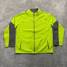 Under Armour Jacket Youth Extra Large Green High Visibility Outdoors Loose Sport