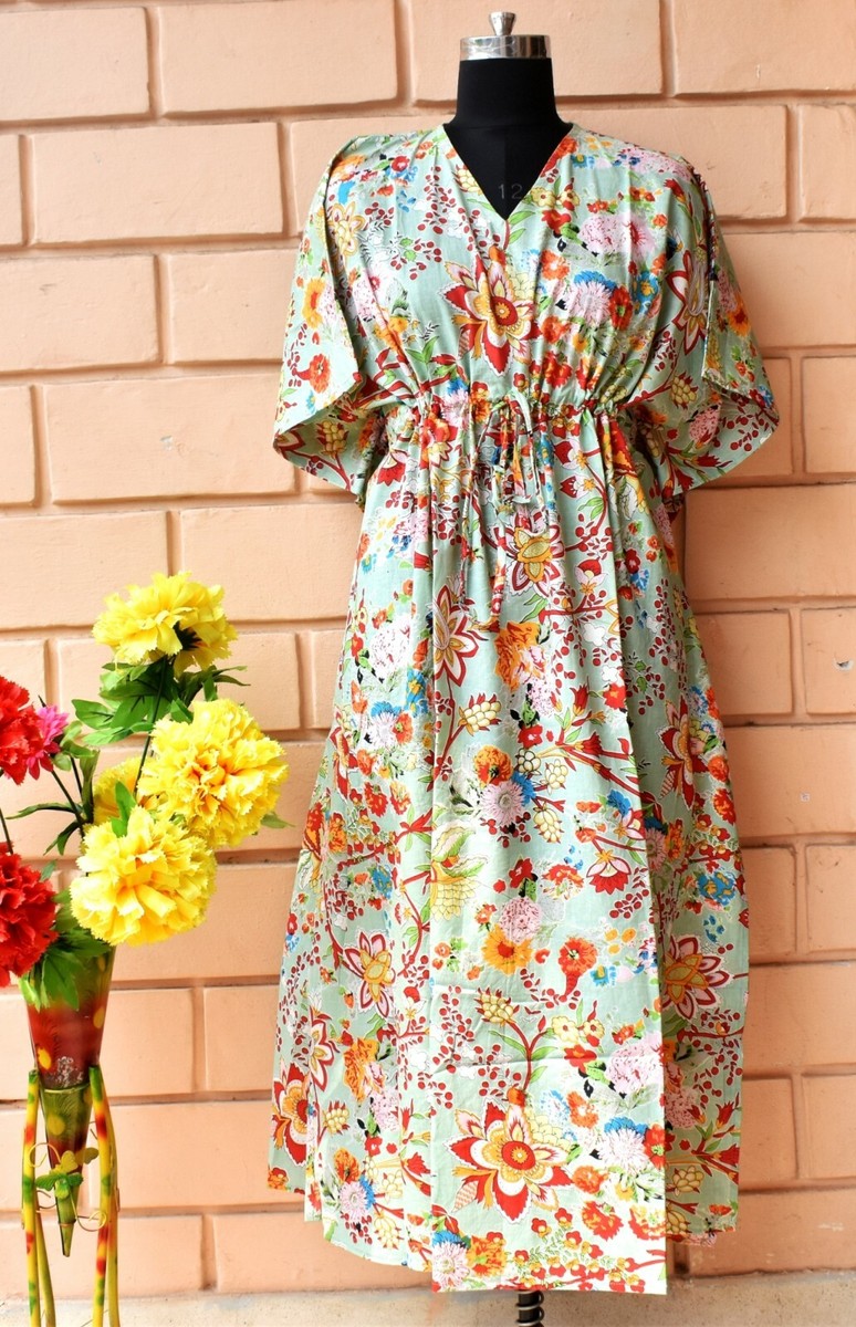 New Indian Long Floral Kaftan, Caftan, Cotton Kaftan Maxi Dress Women's Clothing | eBay New Indian Long Floral Kaftan, Caftan, Cotton Kaftan Maxi Dress Women's Clothing | eBay