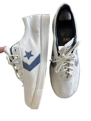 Vintage Anaconda Sports Shoes White Canvas Hi Top Converse